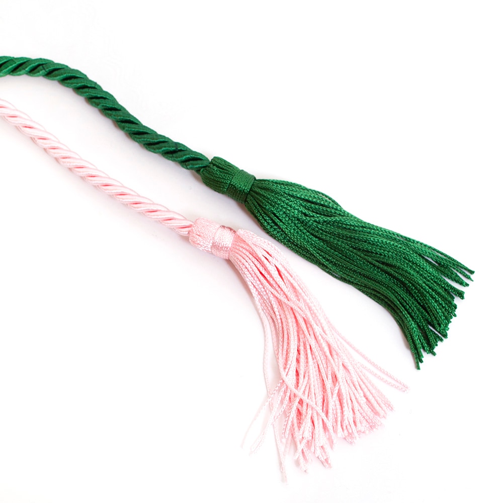 Ducks Spirit, Josten's, Honor Cord, Grad, Double Cord, 345111, Pink/Green